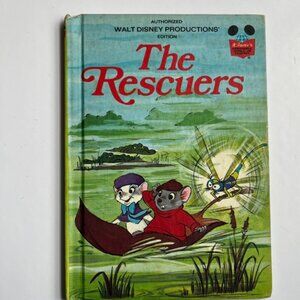 The Rescuers Children's Book Vintage Disney 1977